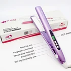 New salon perfect pink flat iron steam hair straightener