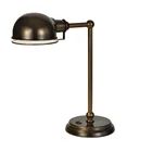 Table UL CE Listed Hospitality Desk Lamps Dark Bronze Bedroom Reading Light Brass Iron Table Lamp