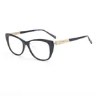 Unisex designer eyeglasses acetate and titanium frames blue blocking light eyeglasses