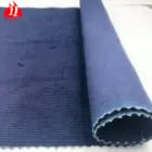 Cotton 100% Fabric Dyed High Quality Fine 14 Wales Indigo Solid Corduroy