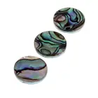 Abalone Shells Polished Mother Of Pearl Paua Round Pieces Abalone Natrual Sea Shells Beads Craft In Stock