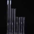 High temperature resistance Transparent milky white spiral quartz glass tube Accept drawings customization