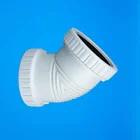 Pipe Elbow PVC Well Casing Pipe Silencer Noise Reduction Silencer Fittings Silence 45 Degree Elbow