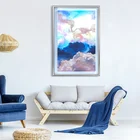 2019 Home Decoration High-Grade Canvas Painting Gold Foil Printed On Glass Framed Canvas Art