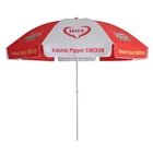 Custom wholesale outdoor sunshade uv protect large beach umbrella with printing