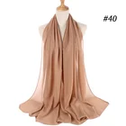 Shawl Scarf Hijab Shawl Georgette Scarf Hijab Plain Chiffon Woman Sale Muslim Customized Hot Style