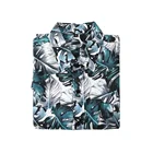Summer Cotton Casual Western Hawaiian Beach Floral Print Shirts
