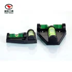 Graphic Customization YJ-MLT-S ABS Plastic Base Acrylic Vials 2 Ways Mini Spirit Level
