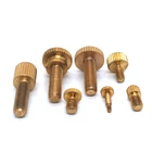 Knob Screw Custom Knurled Slotted Stainless Steel Aluminium Brass Thumbscrew Knob Thumb Screw