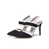 or51809b Summer new denim fabric high-heeled women shoes monochrome women's sandals pumps fashion foreign trade heels