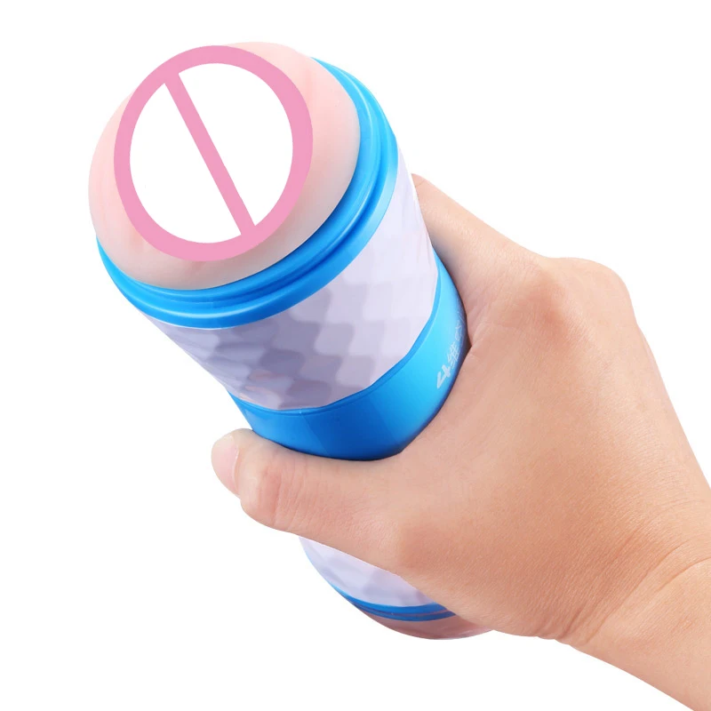 Oral & Pussy 2 in 1 Masturbation Cup Stimulator 3D Textured