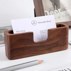 New Fashion ID Credit Card Holder Wood Wallet Business Card Case