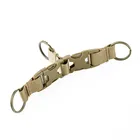 Tactical Webbing Outdoor Belt Buckle Keychain Water Bottle Holder Gear Clip