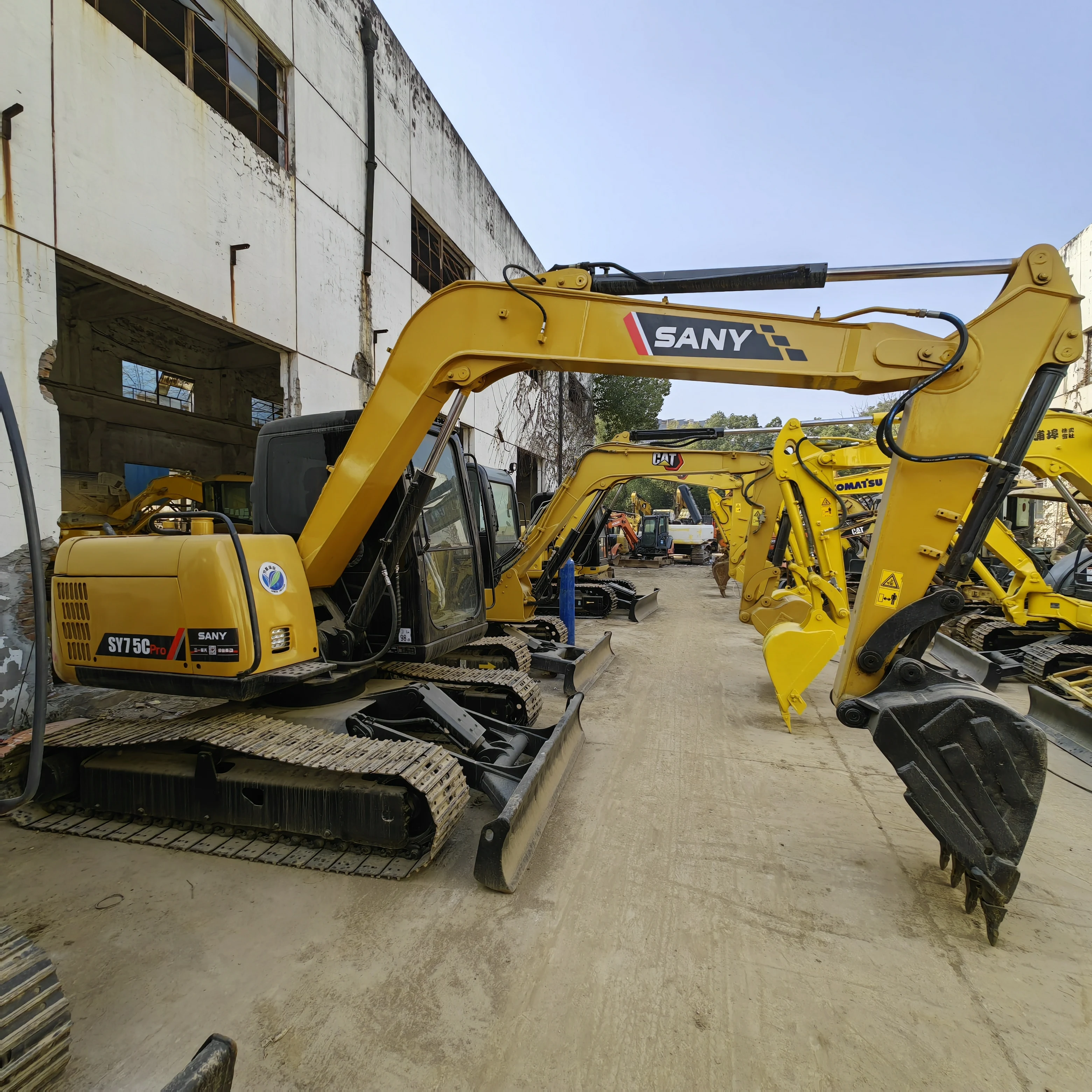 7 Ton Sany Brand Digger Sy75c Pro High Performance Second Hand Machine