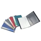 Stationery A4 size 40 sheet document clear file folder display book
