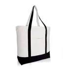 Wholesale customized reusable cotton tote shopping bag heavy duty cotton canvas tote bag