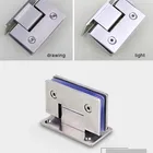 1 Year Warranty S-13 Good Price 90degree Glass To Wall Shower Door Hinge
