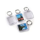 Custom Photo frame blank acrylic keychain with factory price