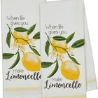 2019 MRTONG Wholesale Hot Selling Funny Cotton Linen Custom Design Printed Funny Kitchen Tea Towel
