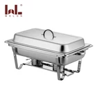 Stainless steel 201 chefing dish rectangle 9L Chafing Dish buffet GN PAN 1/1 buffet warmer tray for hotel serving
