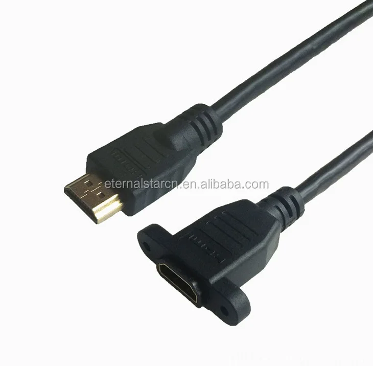 HDMI cable HDMI Female Panel mount extension cable 20cm - ANKUX.COM