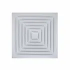 Air conditioning directional ceiling diffuser air register