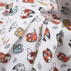 wholesale double gauze fabric print 100% cotton fabric baby cotton muslin