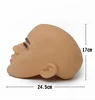 PVC male model head model European and American simulation model head wig display false head