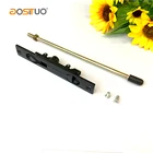 Black zinc alloy Door and window flush safety bolt lock
