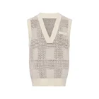 Women Naivee Autumn Winter Women Ladies Plaid Elegant V-neckline KOL Style Vest