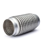 exhaust muffler tip flex pipe with flange end for truck exhaust system