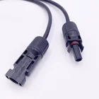 China supplier IP67 UV-resistance MC PV Solar connector cable Solar plug with 10AWG cable TUV approved wire harness