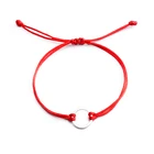 Simple All-Match 10 Colors Round Circle Bracelet Lucky Red String Bracelets & Bangles for Women Kids Handmade Jewelry