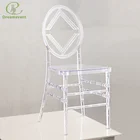 Patent popper back design event furniture clear chivary sillas tiffany wedding chair