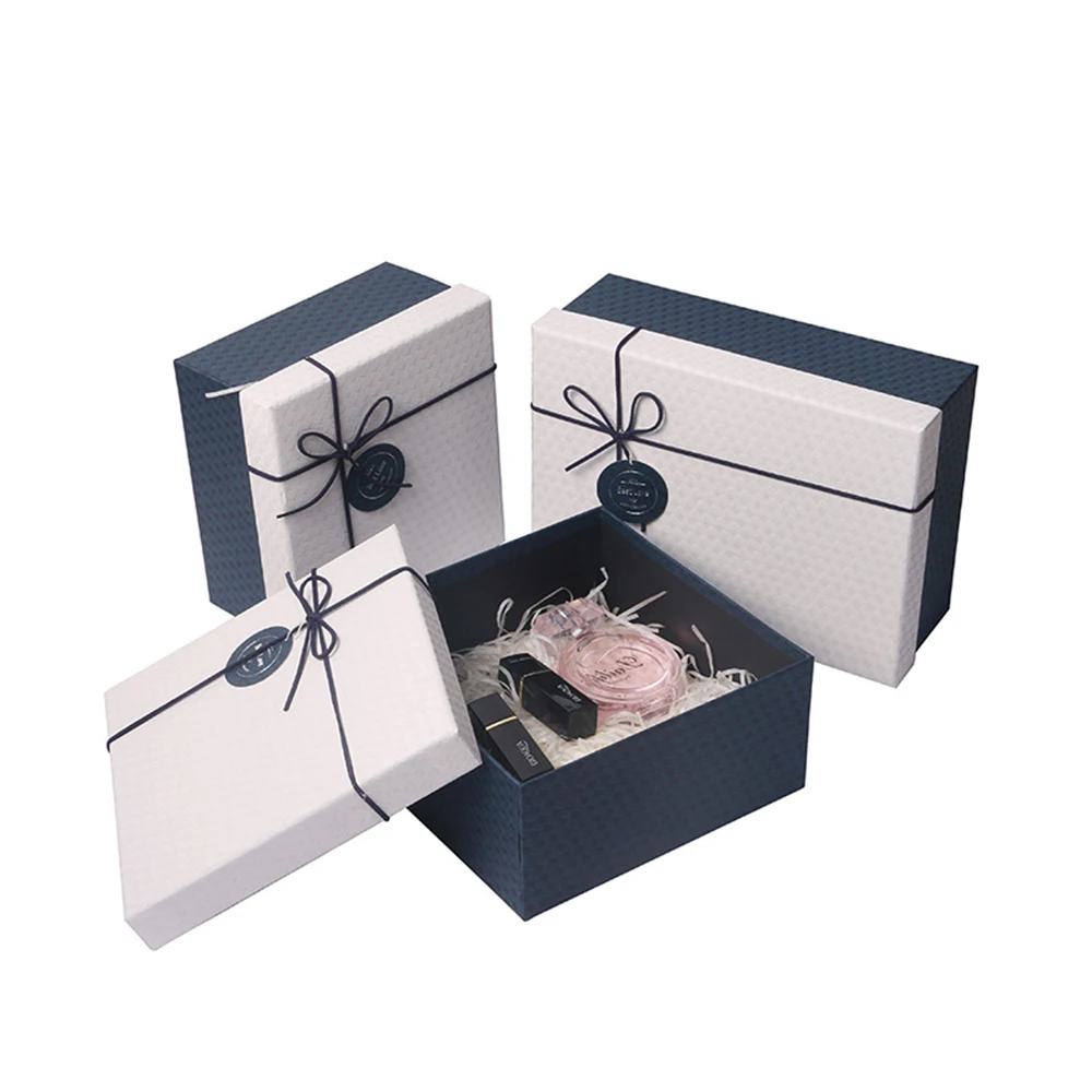 paper boxes  luxury rigid boxes with ribbons rigid gift boxes