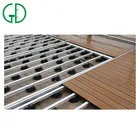 Outdoor Floor GD Aluminum Fireproof Fire Test-A2 Outdoor Terracce Al Aluminum Decking Floor