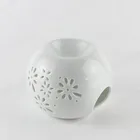 Ceramic Electric Ceramic Burner Ceramic Wholesale Round Shape White Electric Ceramic Wax Melt Aroma Oil Burner