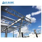 Stainless steel space frame canopy with glass roof for easy install