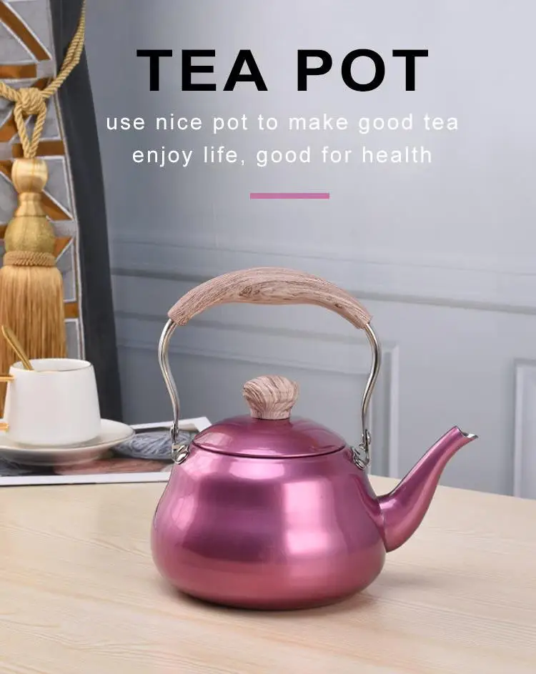 tea pot 2.5 QT surgical stainless steel stovetop coffee tea pot