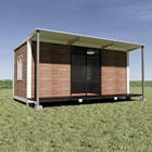 European Australia, Lreland Usa Canadian Prefabricated Ready Cheap Wooden Glass Container House For Vacation