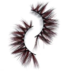 Muting Color Mink Eyelashes 3D Real Mink Star Color Eyelash Colored Mink Lashes