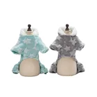 Dog Coat ODM OEM 4 Color Optional Long Back Sleeves Pajamas Soft Dog Coat