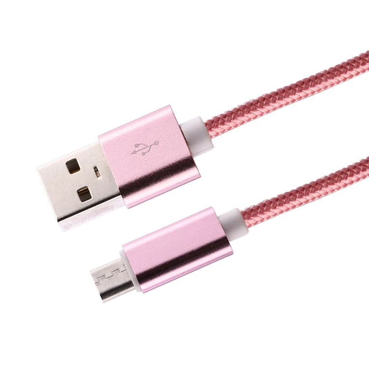 Manufacture nylon micro usb cable braided 3ft charge for mobile phone home travel office - ANKUX.COM