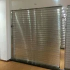 luxury electric remote control mute double skin stainless steel roller shutter