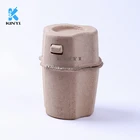 Rough Disposable Molded Fiber Paper Pulp Egg Carton Box