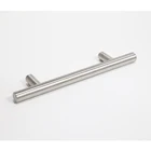 Furniture T bar hollow stainless steel kitchen cabinet door pull handle