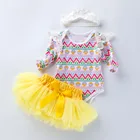 Frock Dress Good Quality Short Sleeve Birthday 1 Year Girl Frock Party Baby Cotton Dress
