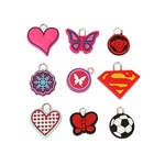 Popular cute various shapes zipper head small pendant keychain diy dedicated