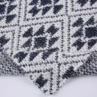 Newest popular nylon polyester hacci knitted fabric stocklot for winter garments