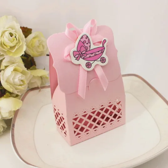 baby shower candy box packaging paper wedding favor sweet